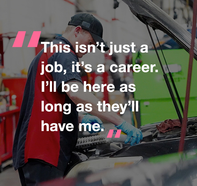 We care for customers' cars like they're ours. Gettel makes you feel like you're at home.