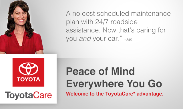 Peace of Mind Everywhere You Go - Toyota Care