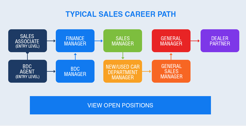 Typical Sales Career Path