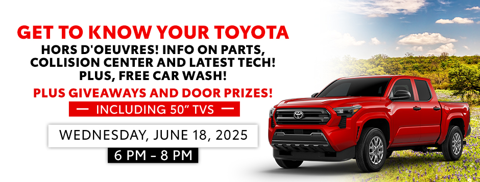 Get to Know Your Toyota Event
