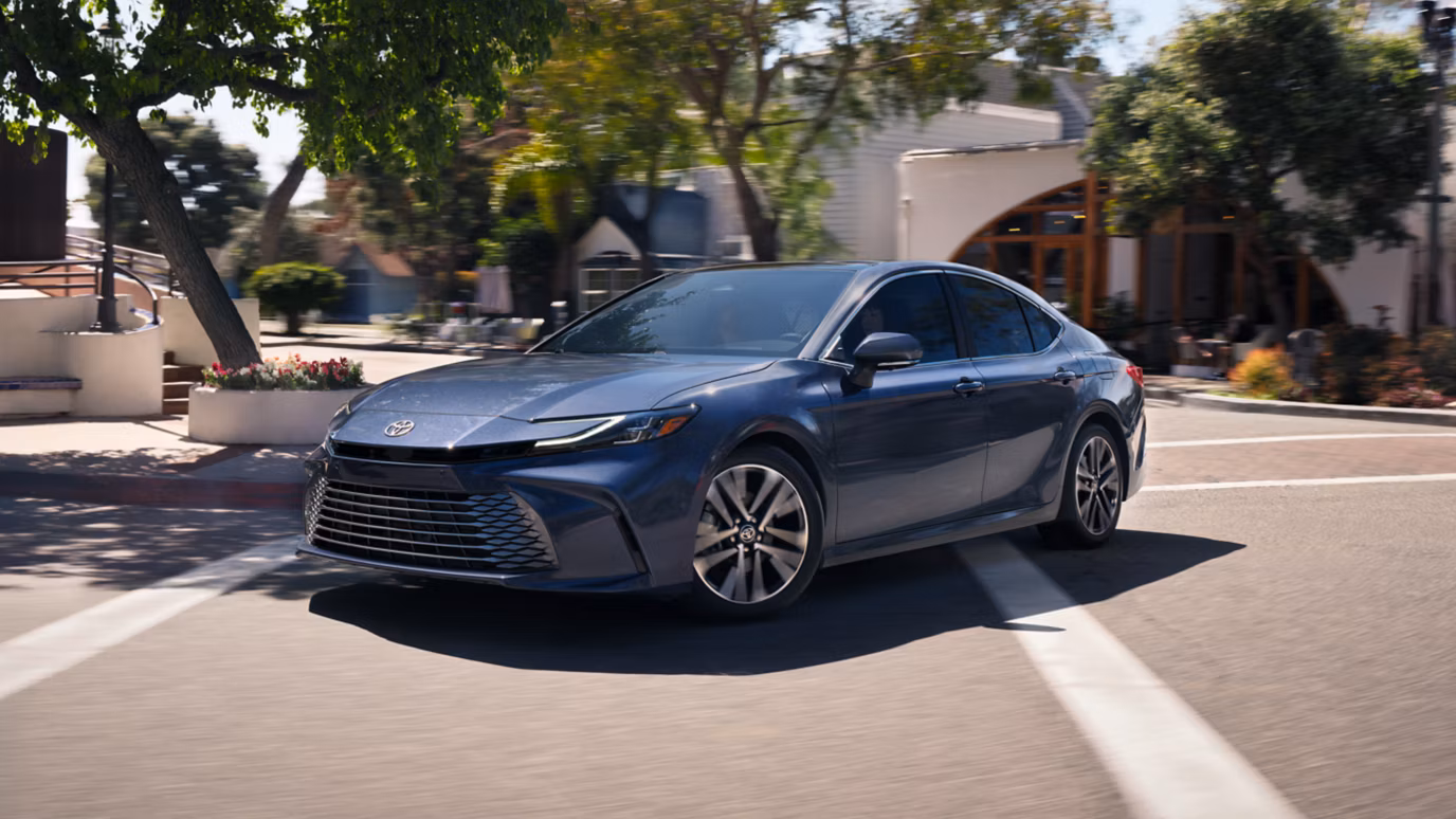 2026 Toyota Camry XLE Hybrid shown in Dark Cosmos for sale Near Austin, TX